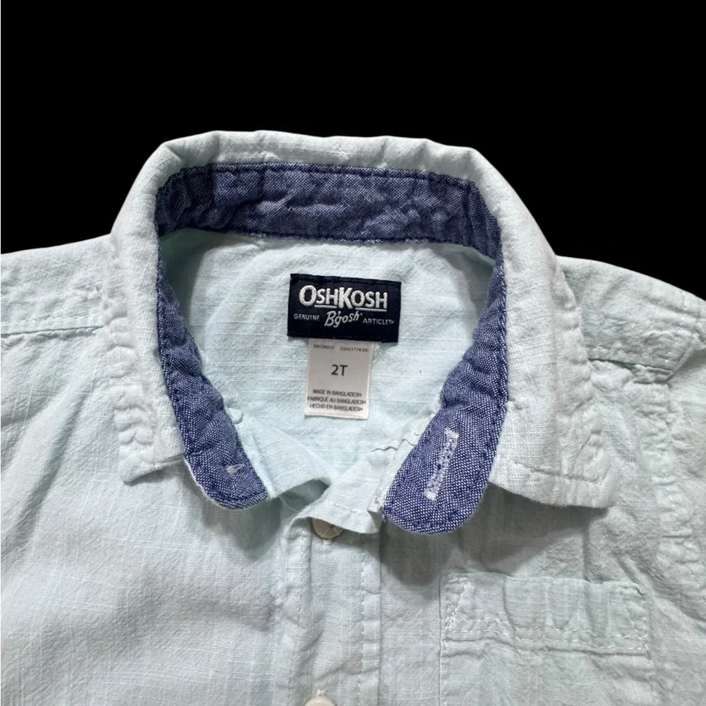 OshKosh B'gosh Soft Blue Button Down Shirt